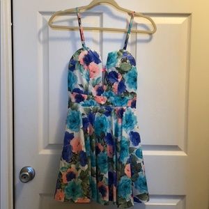 Floral mini dress